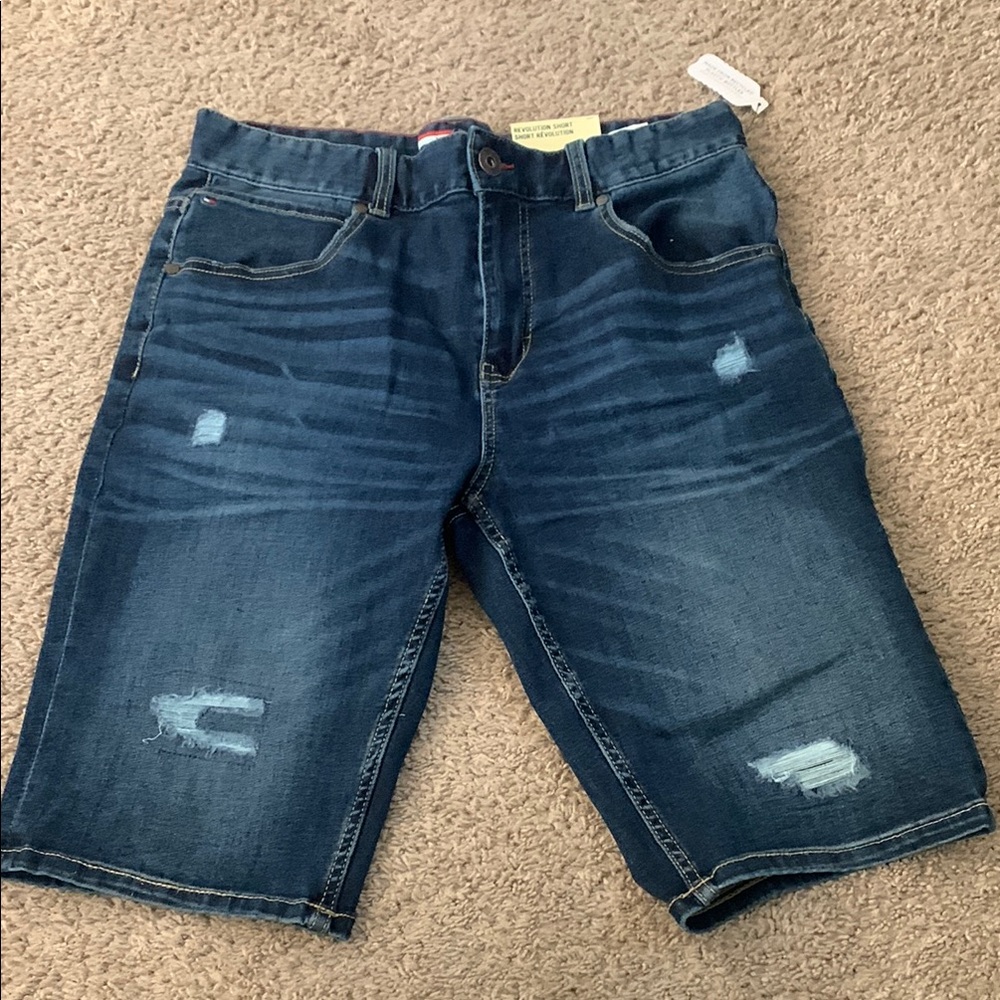 Men's Blue Denim Shorts
